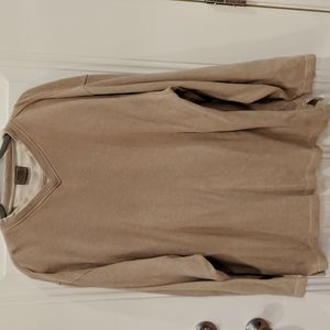 Haggar Men's Beige Pullover Shirt
